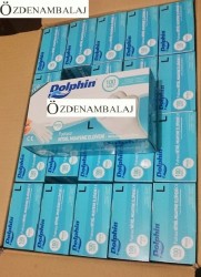 DOLPHİN NİTRİL MUAYENE ELDİVENİ PUDRASIZ BEYAZ ( L ) - 4