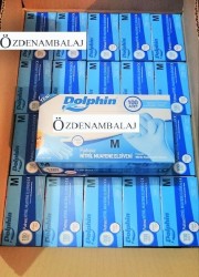 DOLPHİN MAVİ NİTRİL ELDİVEN PUDRASIZ ( M ) - 4