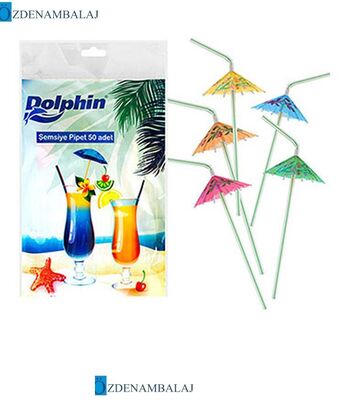 DOLPHİN ŞEMSİYELİ PİPET 50'Lİ - 1