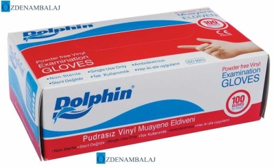 DOLPHİN VİNYL ELDİVEN PUDRASIZ ( L ) - 1