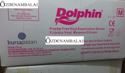 DOLPHİN VİNYL ELDİVEN PUDRASIZ ( M ) - 4
