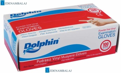 DOLPHİN VİNYL ELDİVEN PUDRASIZ ( S ) - 1