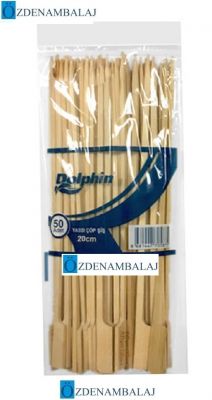 DOLPHİN YASSI ÇÖP ŞİŞ 20 CM 50'Lİ - 2