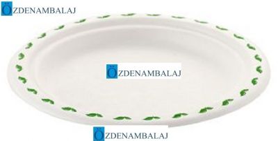 EKOLOJİK TABAK 18 CM BASKILI 50'Lİ - 2