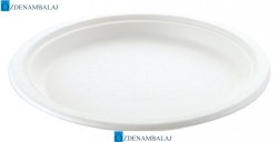 EKOLOJİK TABAK 18 CM BASKISIZ 50'Lİ - 1