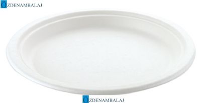 EKOLOJİK TABAK 18 CM BASKISIZ 50'Lİ - 1