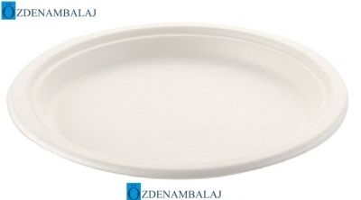 EKOLOJİK TABAK 22 CM BASKISIZ 50'Lİ - 1