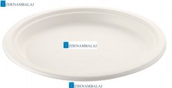 EKOLOJİK TABAK 22 CM BASKISIZ 50'Lİ - 2