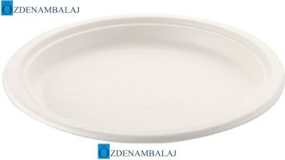 EKOLOJİK TABAK 22 CM BASKISIZ 50'Lİ - 1