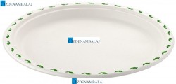 EKOLOJİK TABAK 26 CM BASKILI 50'Lİ - 2