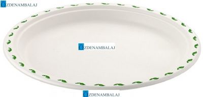 EKOLOJİK TABAK 26 CM BASKILI 50'Lİ - 2