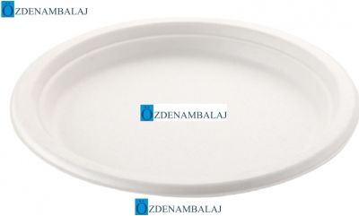 EKOLOJİK TABAK 26 CM BASKISIZ 50'Lİ - 2