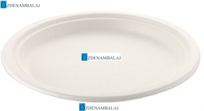 EKOLOJİK TABAK 26 CM BASKISIZ 50'Lİ - 2