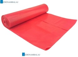 ENDÜSTRİYEL KIRMIZI ÇÖP TORBASI 80*110 CM 10’LU