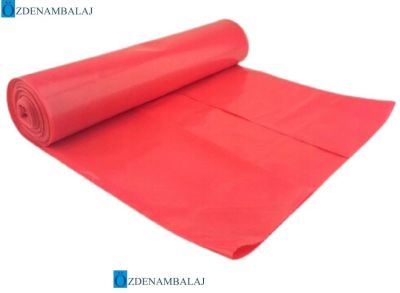 ENDÜSTRİYEL KIRMIZI ÇÖP TORBASI 80*110 CM 10’LU - 1