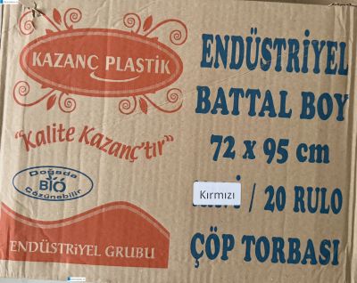 ENDÜSTRİYEL KIRMIZI ÇÖP TORBASI 80*110 CM 10’LU - 3