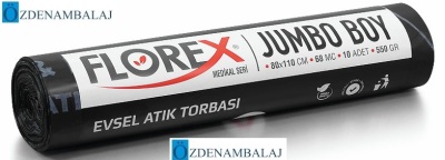EVSEL ATIK BASKILI JUMBO ÇÖP TORBASI C KATLAMA KOD : 533 - 1