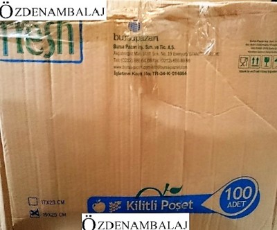 FRESH-UP KİLİTLİ BUZDOLABI POŞETİ 19*25 10'LU - 4