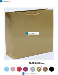 GOLD (ALTIN ) HEDİYELİK ÇANTA 11*11*CM 50’Lİ - 2