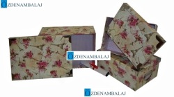 HEDİYE KUTUSU 3'LÜ SANDIK 34*24*5 CM - 3