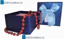 HEDİYE KUTUSU SADE LACİVERT 1'Lİ 9*9*6 CM - 2