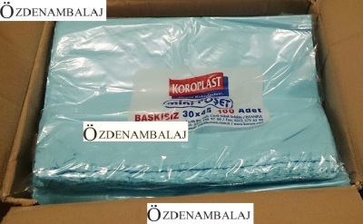 KROPLAST BLOK POŞET KARIŞIK RENKLİ 30*45 CM 100'LÜ - 5