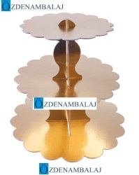 KARTON CUPCAKE STANDI ALTIN - 2