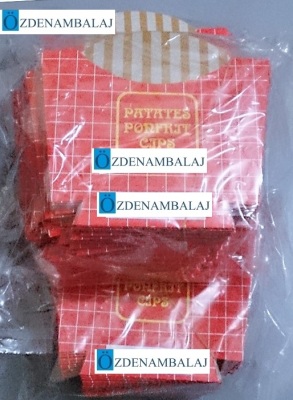 KIZARMIŞ PATATES ( CIPS ) KUTUSU 1000'Lİ - 2