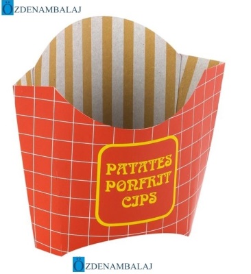 KIZARMIŞ PATATES ( CIPS ) KUTUSU 1000'Lİ - 1