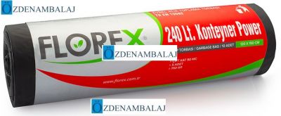 KLASİK SERİ 240 LT KONTEYNER POWER ÇÖP TORBASI KOD : 550 - 2
