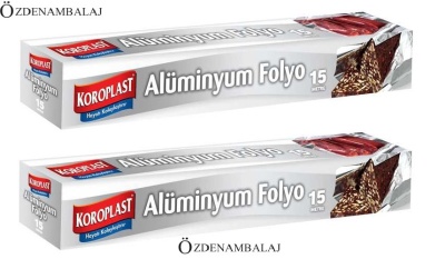 KOROPLAST ALUMİNYUM FOLYO 15 MT - 1