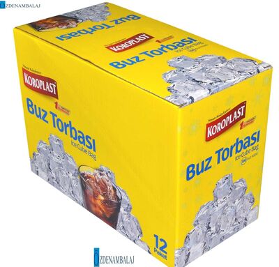 KOROPLAST BUZ TORBASI 196 BUZ KÜPÜ 12 PAKET - 1