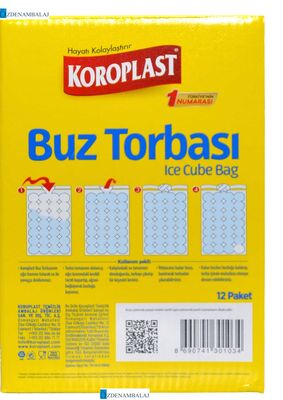 KOROPLAST BUZ TORBASI 196 BUZ KÜPÜ 12 PAKET - 3