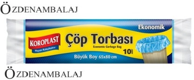 KOROPLAST EKONOMİK ÇÖP TORBASI BÜYÜK BOY 65*80 CM - 1