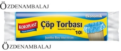 KOROPLAST EKONOMİK ÇÖP TORBASI JUMBO BOY 80*110 CM - 1