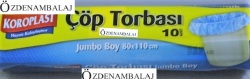 KOROPLAST EKONOMİK ÇÖP TORBASI JUMBO BOY 80*110 CM - 2