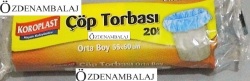 KOROPLAST EKONOMİK ÇÖP TORBASI ORTA BOY 55*60 CM - 2