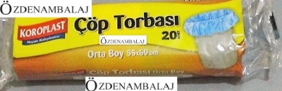 KOROPLAST EKONOMİK ÇÖP TORBASI ORTA BOY 55*60 CM - 2