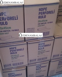  HDPE PERFORELİ RULO GIDA POŞETİ PİKNİK DÜZ 35*45 250'Lİ - 4