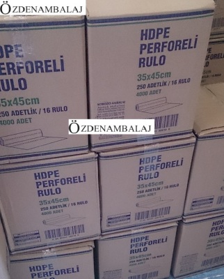  HDPE PERFORELİ RULO GIDA POŞETİ PİKNİK DÜZ 35*45 250'Lİ - 4
