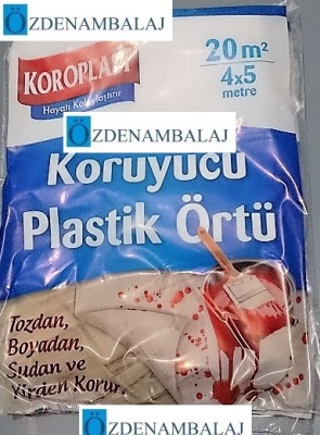 KOROPLAST PLASTİK KORUYUCU ÖRTÜ 4*5 MT - 2