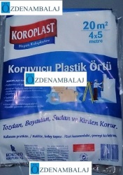 KOROPLAST PLASTİK KORUYUCU ÖRTÜ 4*5 MT - 3