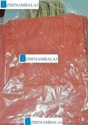 KOROPLAST SAPLI KRAFT ÇANTA ORTA ( KIRMIZI ) 25'Lİ - 2