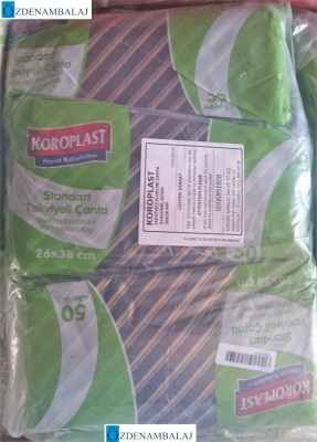 KOROPLAST STANDART TAKVİYELİ POŞET 26*38 CM - 4