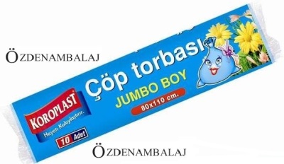 KOROPLAST STD.ÇÖP TORBASI JUMBO BOY 80*110 CM - 1