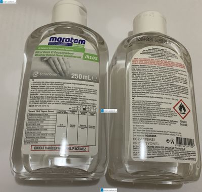 MARATEM M105 ALKOL BAZLI EL DEZENFEKTANI EL HİJYENİ 250 ML - 2