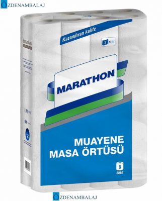 MARATHON MUAYENE MASA ÖRTÜSÜ ÇİFT KATLI ( 51 CM 8 RULO ) - 2