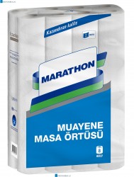 MARATHON MUAYENE MASA ÖRTÜSÜ ÇİFT KATLI  ( 51 CM 8  RULO )