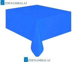 MASA ÖRTÜSÜ PLASTİK 1,37 MT*2,74 MT ( MAVİ )