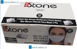 MASKE NON WOMEN 3 KATLI FİLTRELİ MASKE ( 50 AD*40 PK = 2000 ADET )